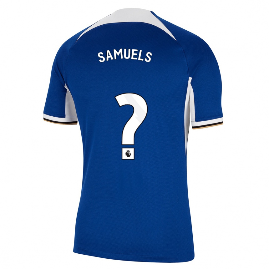 Kids Ishé Samuels-Smith #0 Blue Home Jersey 2023/24 T-Shirt Canada