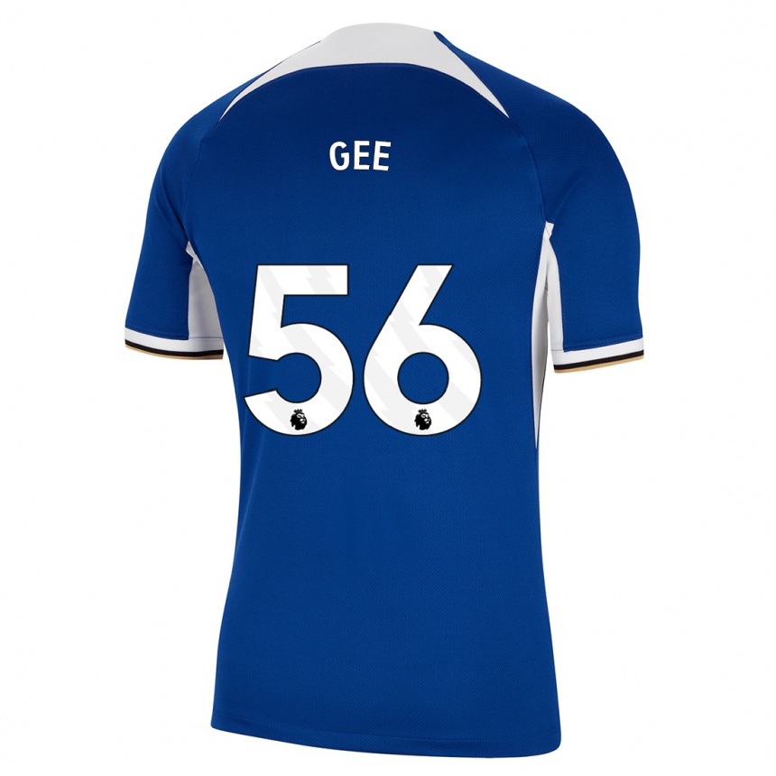 Kids  Billy Gee #56 Blue Home Jersey 2023/24 T-Shirt Canada