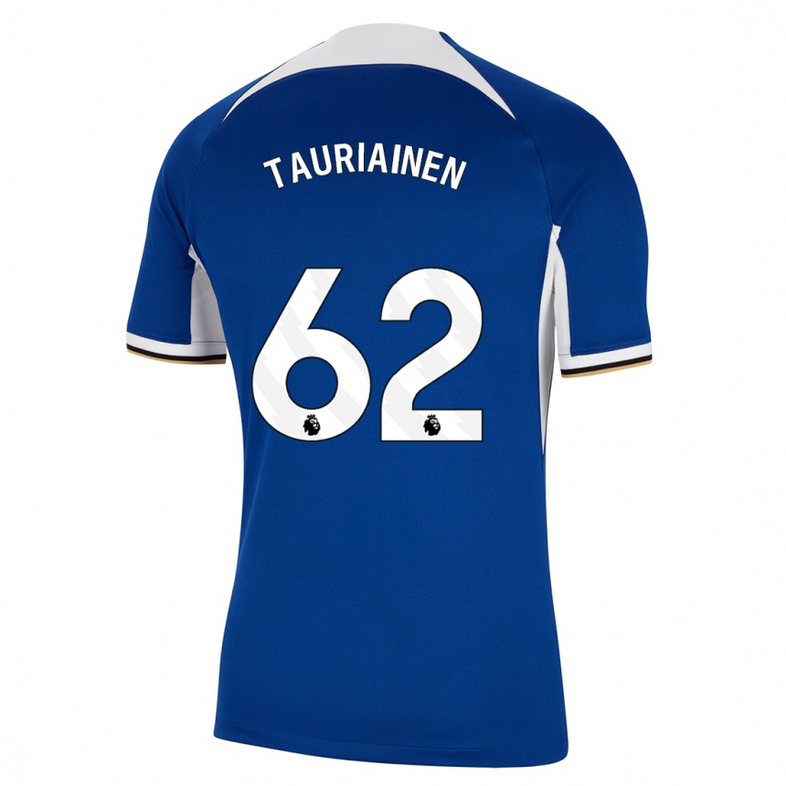 Kids  Jimi Tauriainen #62 Blue Home Jersey 2023/24 T-Shirt Canada