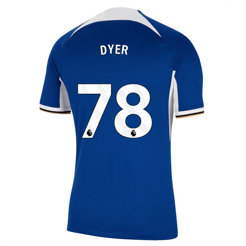 Kids Kiano Dyer #78 Blue Home Jersey 2023/24 T-Shirt Canada