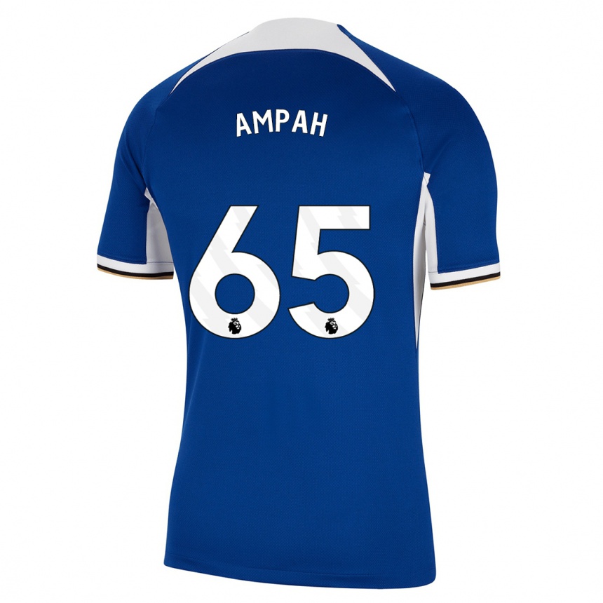 Kids Ato Ampah #65 Blue Home Jersey 2023/24 T-Shirt Canada