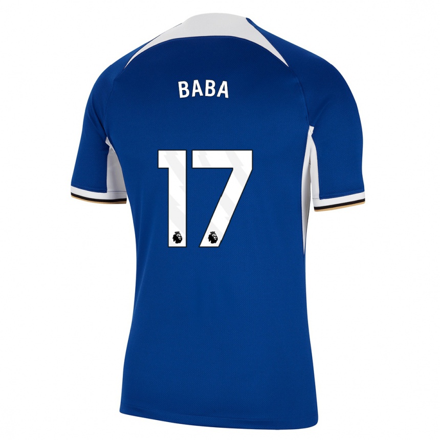 Enfant Football Maillot Abdul-Rahman Baba #17 Bleu Tenues Domicile 2023/24 Canada