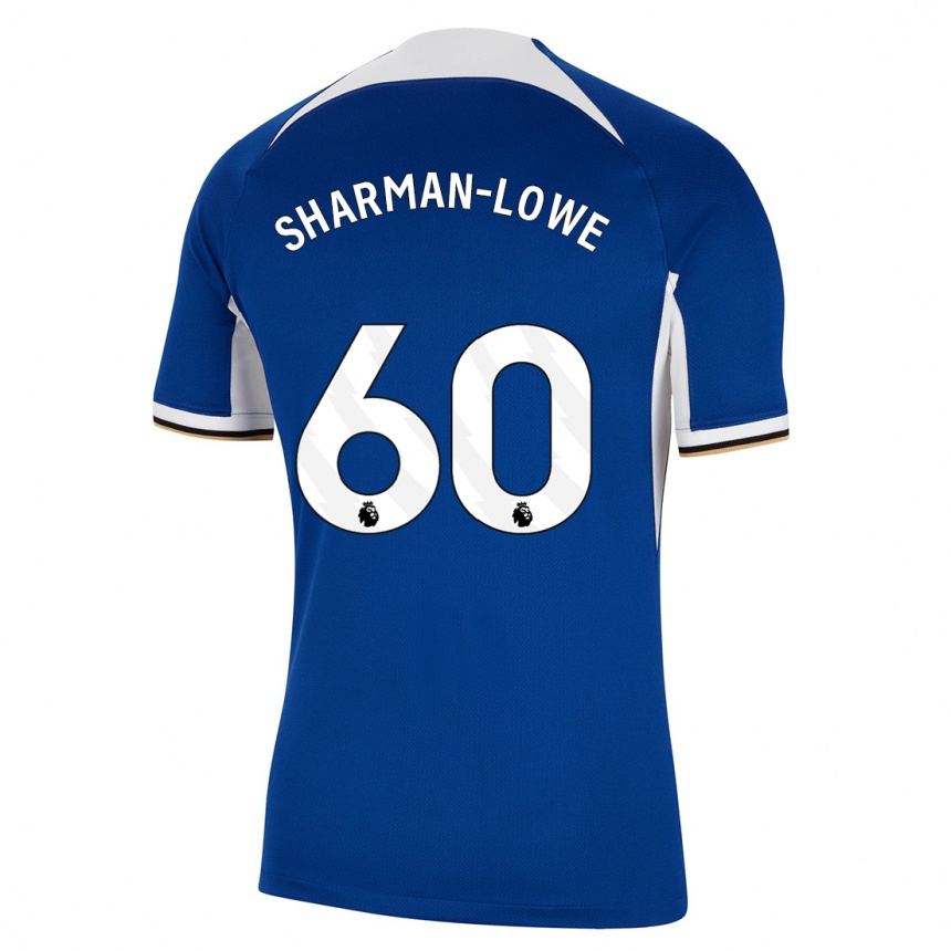 Enfant Football Maillot Teddy Sharman-Lowe #60 Bleu Tenues Domicile 2023/24 Canada