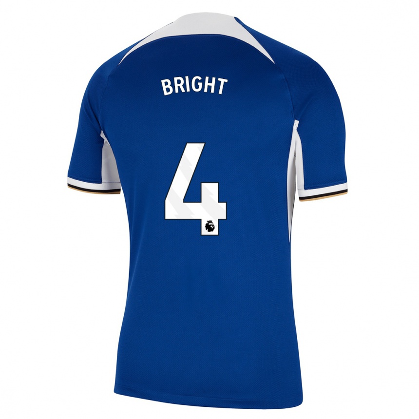 Enfant Football Maillot Millie Bright #4 Bleu Tenues Domicile 2023/24 Canada