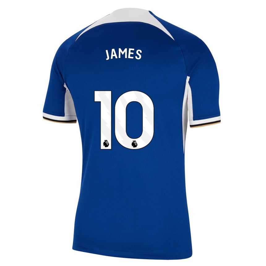 Kids Lauren James #10 Blue Home Jersey 2023/24 T-Shirt Canada