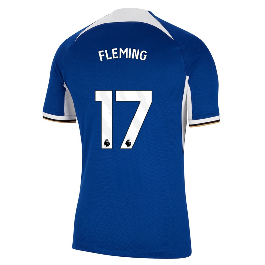 Kids Jessie Fleming #17 Blue Home Jersey 2023/24 T-Shirt Canada