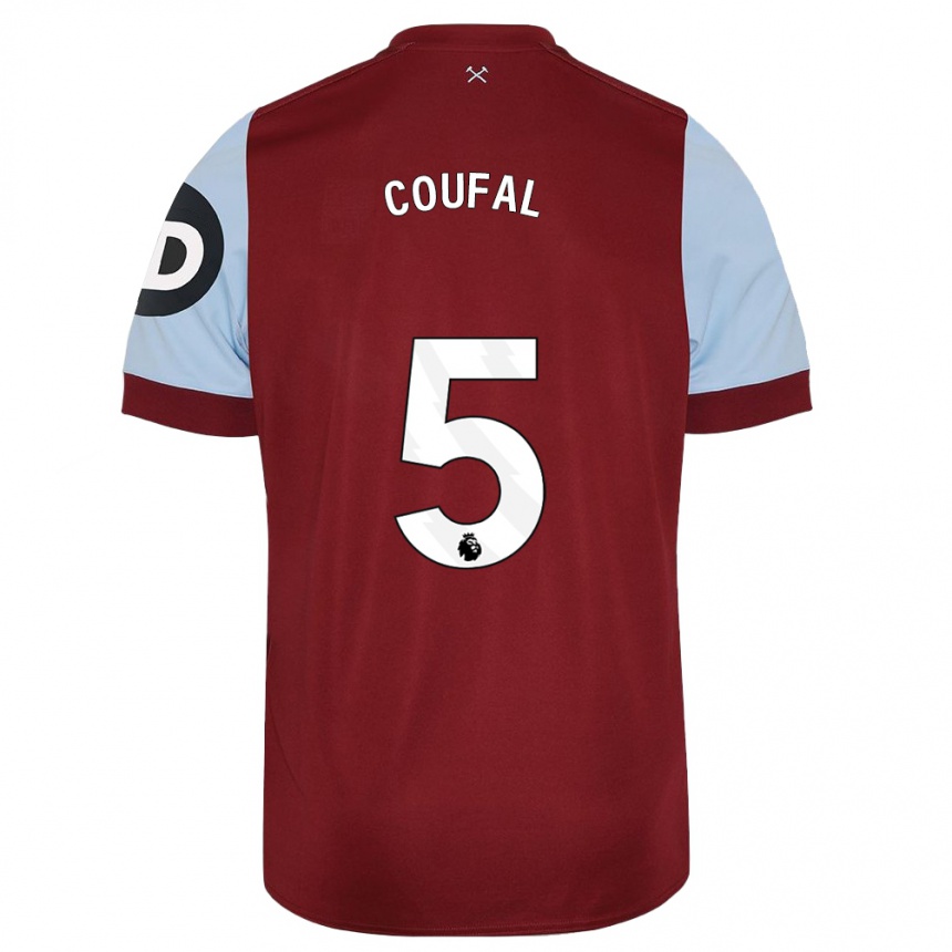 Enfant Football Maillot Vladimir Coufal #5 Bordeaux Tenues Domicile 2023/24 Canada