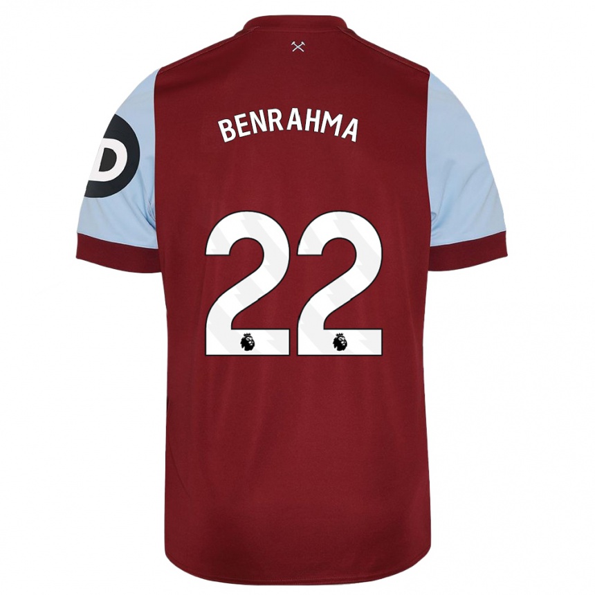 Enfant Football Maillot Saïd Benrahma #22 Bordeaux Tenues Domicile 2023/24 Canada