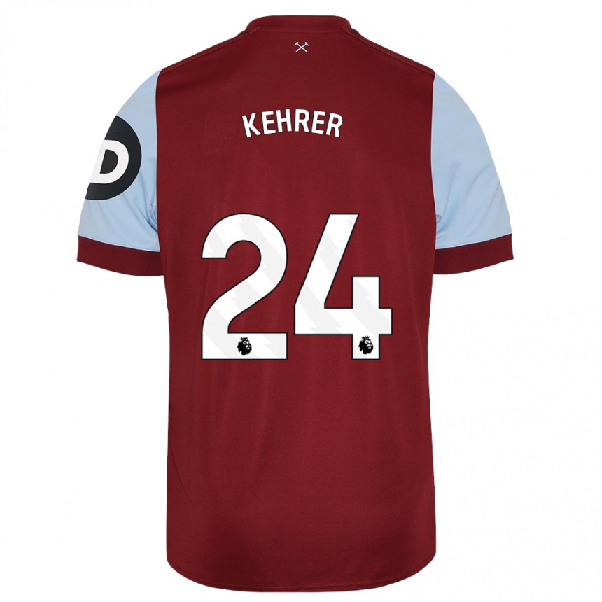 Enfant Football Maillot Thilo Kehrer #24 Bordeaux Tenues Domicile 2023/24 Canada