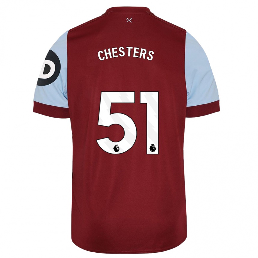 Enfant Football Maillot Dan Chesters #51 Bordeaux Tenues Domicile 2023/24 Canada