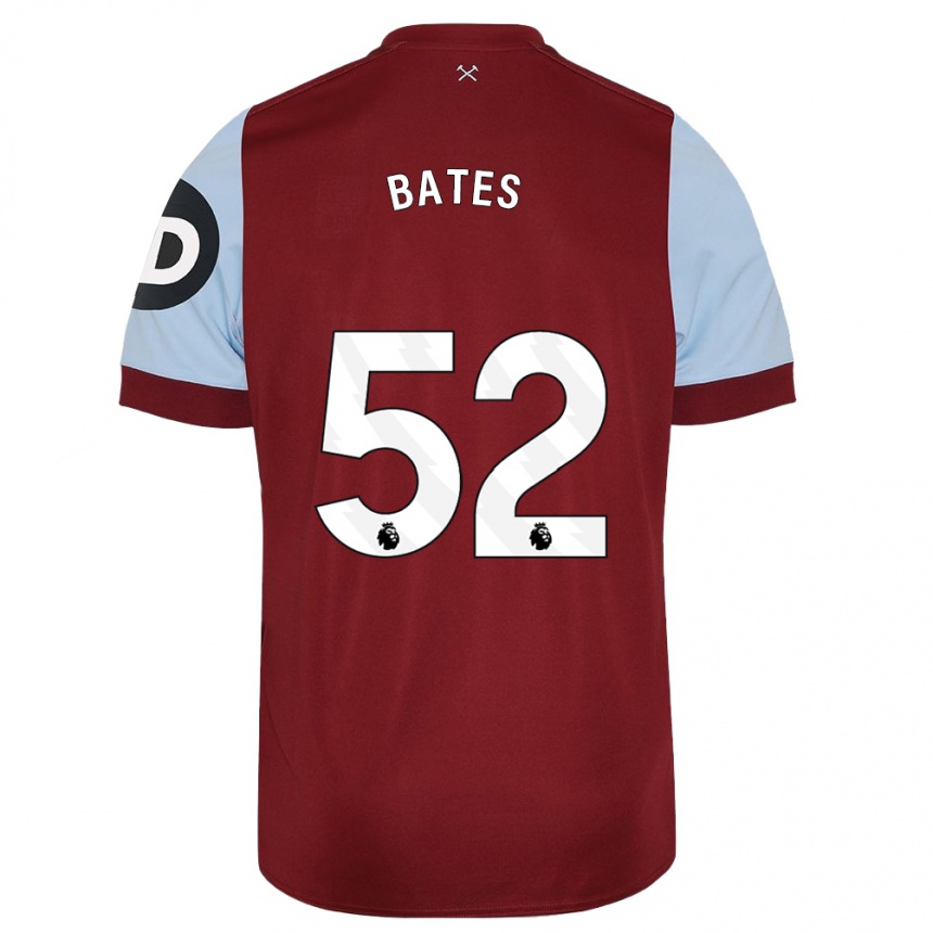 Enfant Football Maillot Billy Bates #52 Bordeaux Tenues Domicile 2023/24 Canada