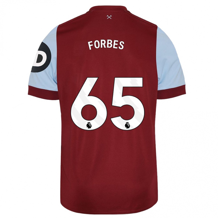 Enfant Football Maillot Michael Forbes #65 Bordeaux Tenues Domicile 2023/24 Canada