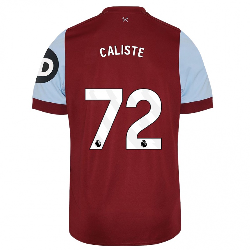 Enfant Football Maillot Gabriel Caliste #72 Bordeaux Tenues Domicile 2023/24 Canada