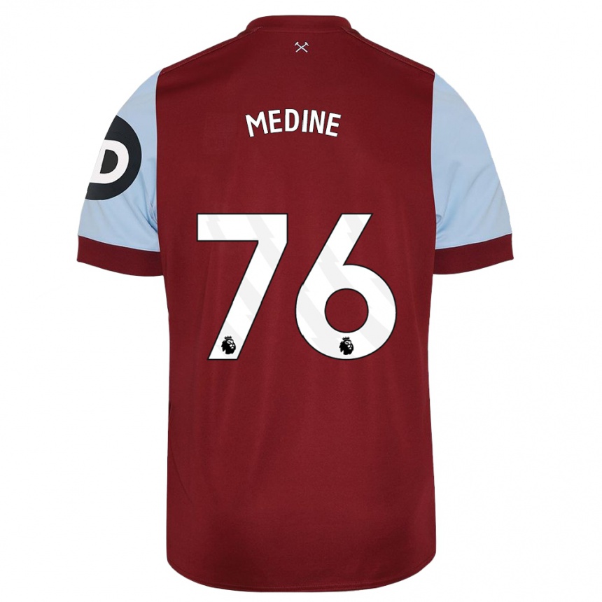 Enfant Football Maillot Jethro Medine #76 Bordeaux Tenues Domicile 2023/24 Canada