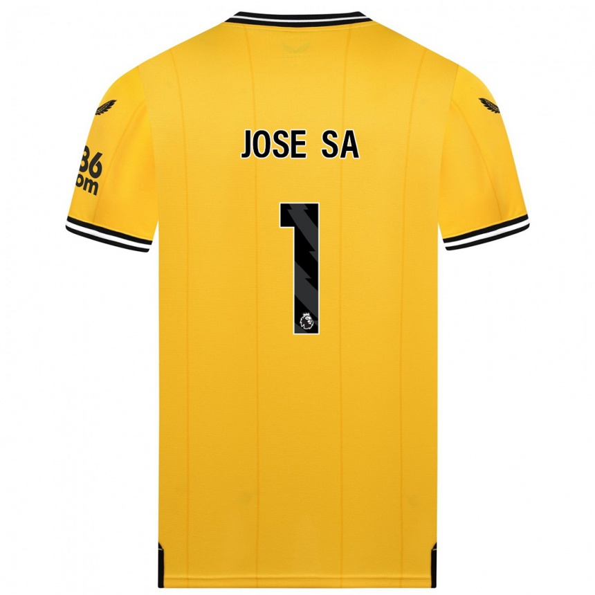 Kids Football José Sá #1 Yellow Home Jersey 2023/24 T-Shirt Canada