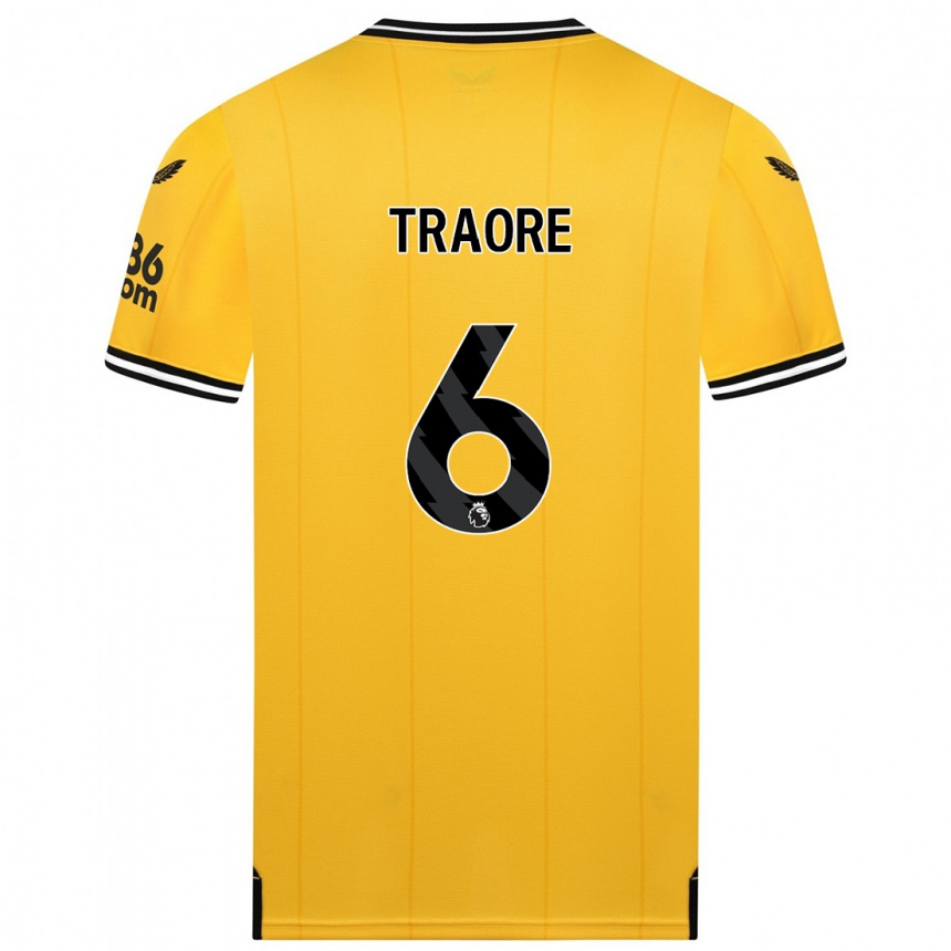 Enfant Football Maillot Boubacar Traoré #6 Jaune Tenues Domicile 2023/24 Canada