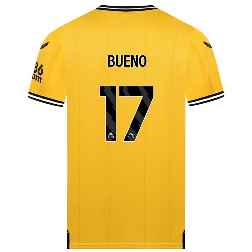 Enfant Football Maillot Hugo Bueno #17 Jaune Tenues Domicile 2023/24 Canada