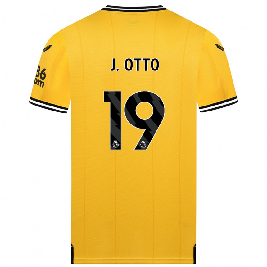 Enfant Football Maillot Jonny Otto #19 Jaune Tenues Domicile 2023/24 Canada