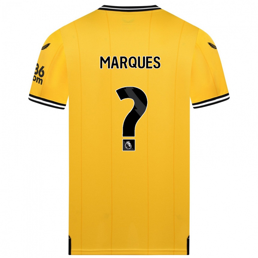 Kids Football Christian Marques #0 Yellow Home Jersey 2023/24 T-Shirt Canada