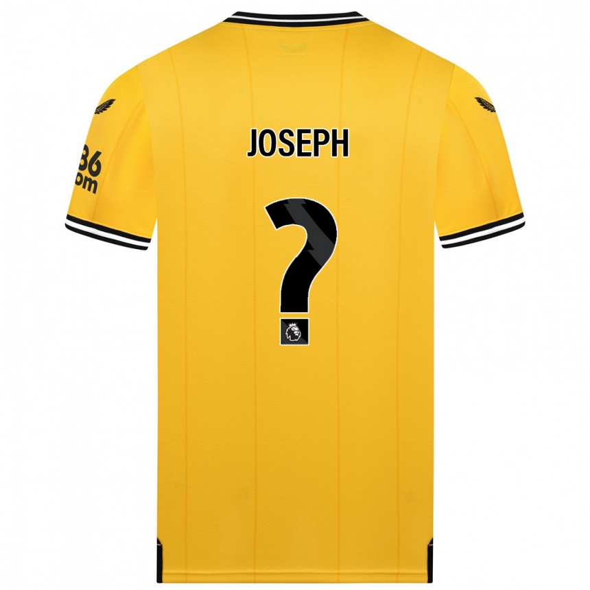 Kids Football Joseph Joseph #0 Yellow Home Jersey 2023/24 T-Shirt Canada