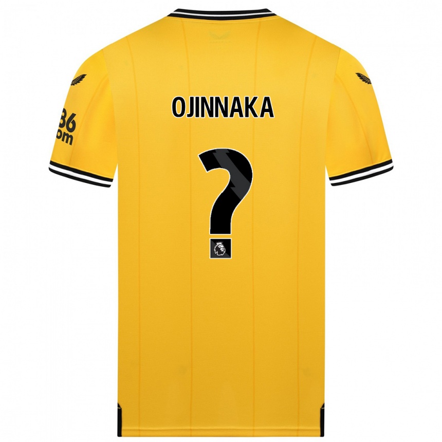 Enfant Football Maillot Temple Ojinnaka #0 Jaune Tenues Domicile 2023/24 Canada