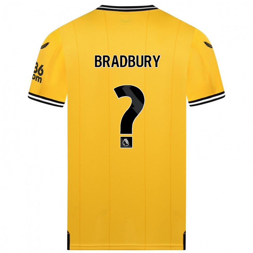 Enfant Football Maillot Mackenzie Bradbury #0 Jaune Tenues Domicile 2023/24 Canada