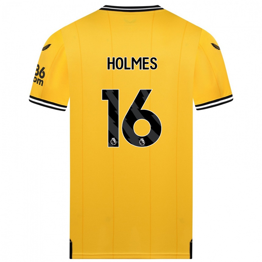 Enfant Football Maillot Summer Holmes #16 Jaune Tenues Domicile 2023/24 Canada