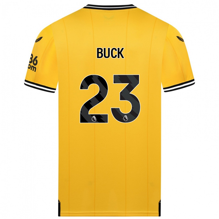 Enfant Football Maillot Alex Buck #23 Jaune Tenues Domicile 2023/24 Canada