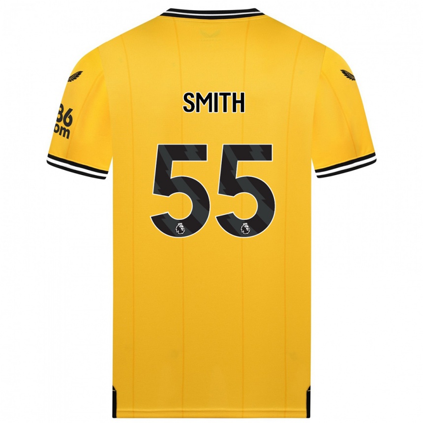 Enfant Football Maillot Jackson Smith #55 Jaune Tenues Domicile 2023/24 Canada