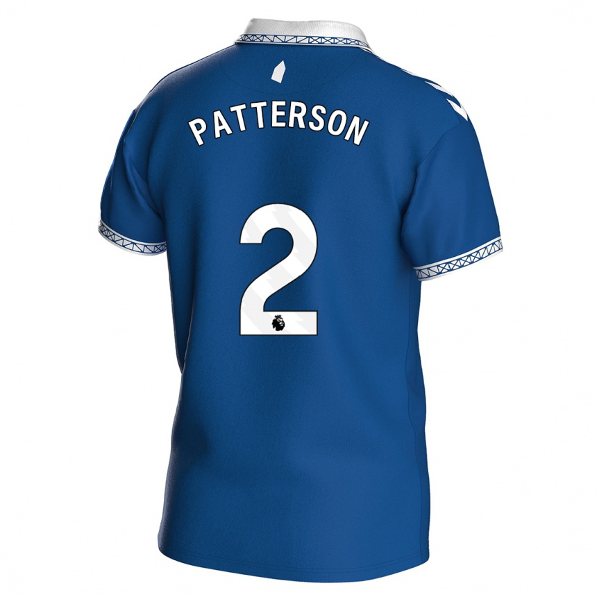 Enfant Football Maillot Nathan Patterson #2 Bleu Royal Tenues Domicile 2023/24 Canada