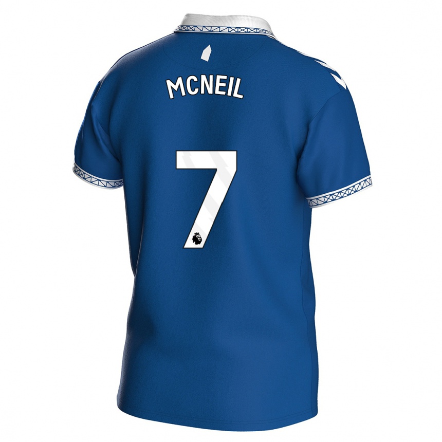 Kids Football Dwight Mcneil #7 Royal Blue Home Jersey 2023/24 T-Shirt Canada