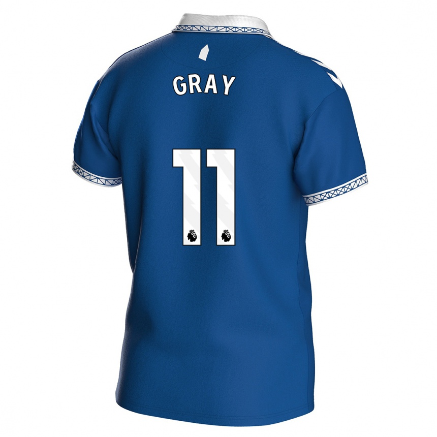 Enfant Football Maillot Demarai Gray #11 Bleu Royal Tenues Domicile 2023/24 Canada