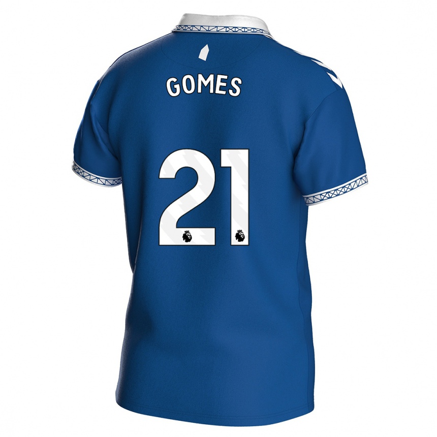 Kids Football André Gomes #21 Royal Blue Home Jersey 2023/24 T-Shirt Canada