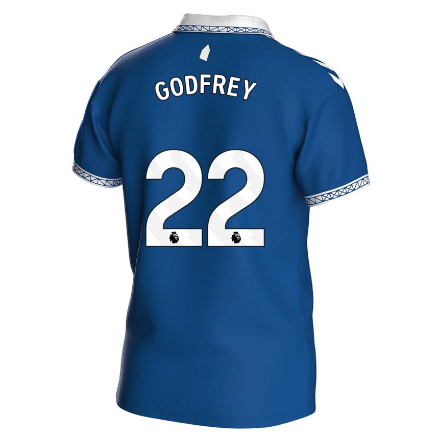 Kids Football Ben Godfrey #22 Royal Blue Home Jersey 2023/24 T-Shirt Canada