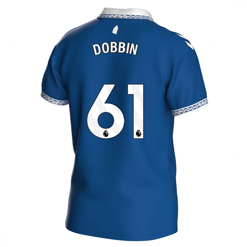 Enfant Football Maillot Lewis Dobbin #61 Bleu Royal Tenues Domicile 2023/24 Canada