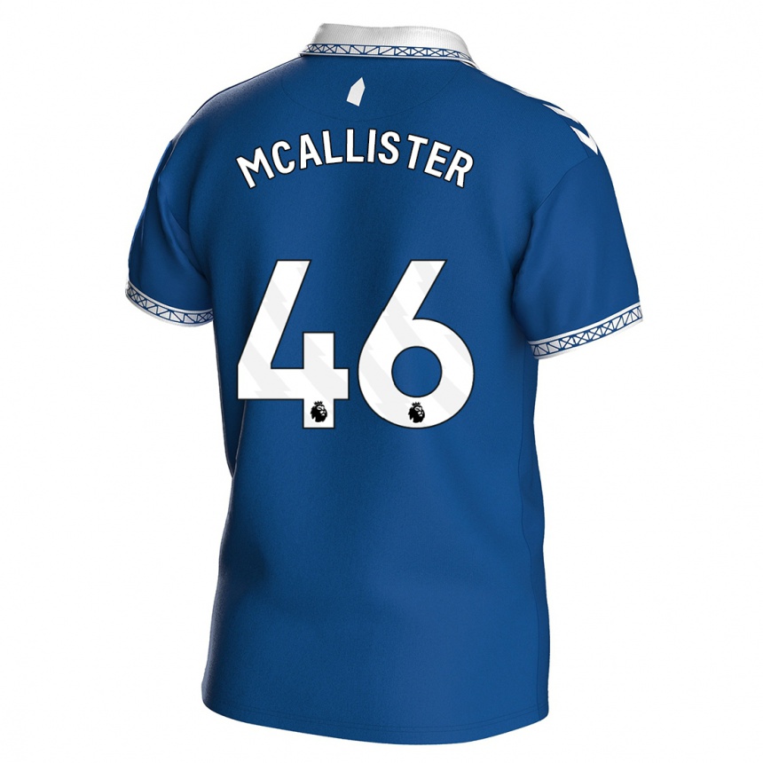 Kids Football Sean Mcallister #46 Royal Blue Home Jersey 2023/24 T-Shirt Canada