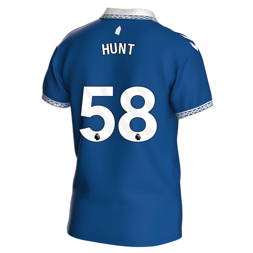 Kids Football Mackenzie Hunt #58 Royal Blue Home Jersey 2023/24 T-Shirt Canada