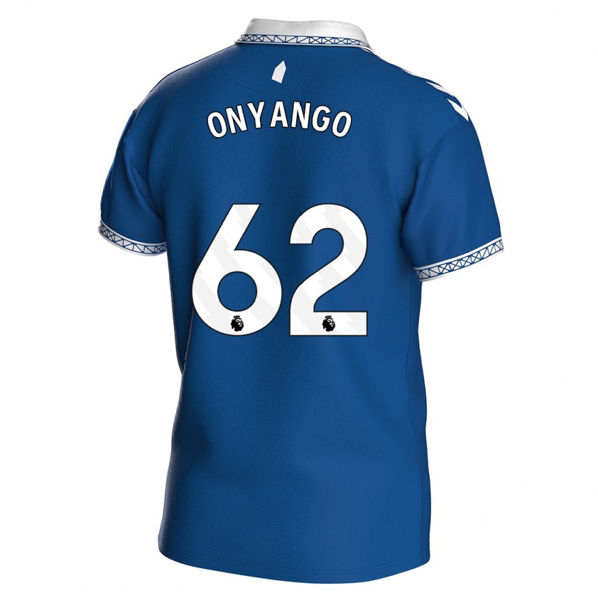 Kids Football Tyler Onyango #62 Royal Blue Home Jersey 2023/24 T-Shirt Canada