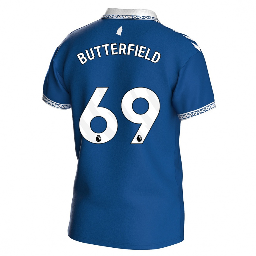 Enfant Football Maillot Luke Butterfield #69 Bleu Royal Tenues Domicile 2023/24 Canada