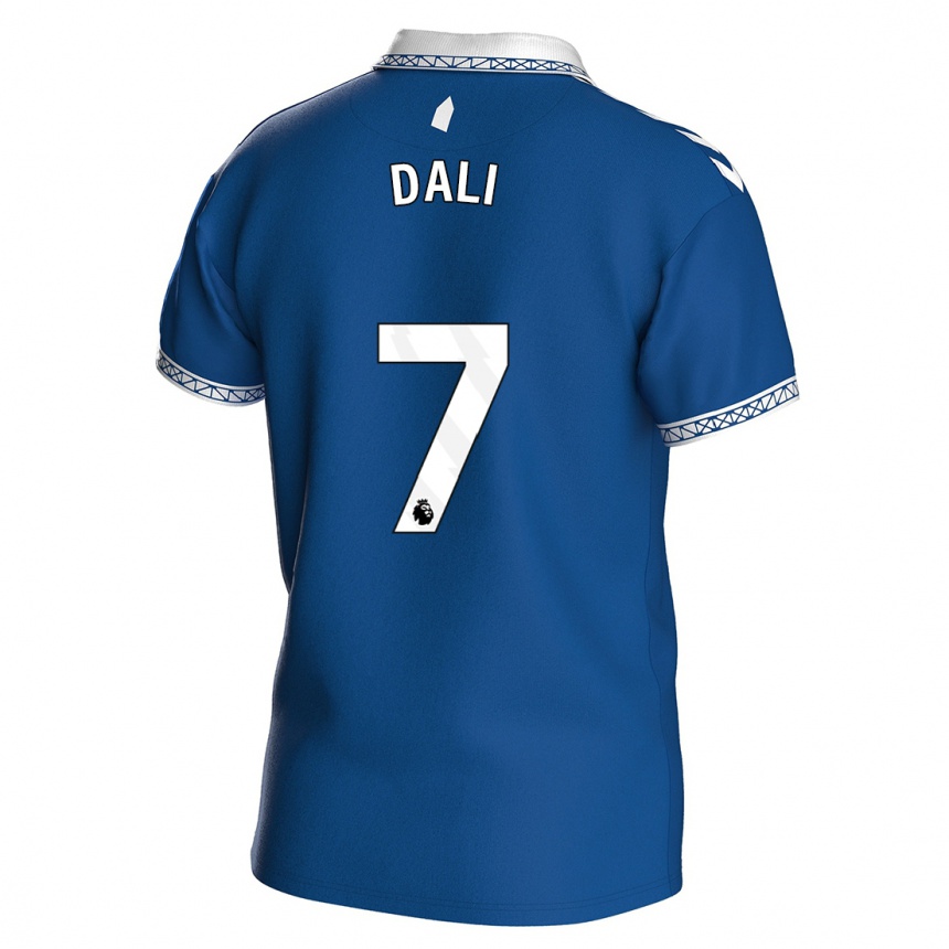 Kids Football Kenza Dali #7 Royal Blue Home Jersey 2023/24 T-Shirt Canada