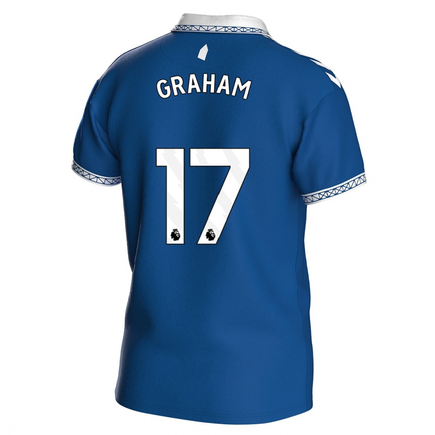 Kids Football Lucy Graham #17 Royal Blue Home Jersey 2023/24 T-Shirt Canada