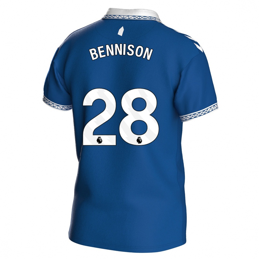 Kids Football Hanna Bennison #28 Royal Blue Home Jersey 2023/24 T-Shirt Canada