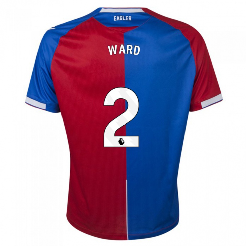 Kids Football Joel Ward #2 Red Blue Home Jersey 2023/24 T-Shirt Canada