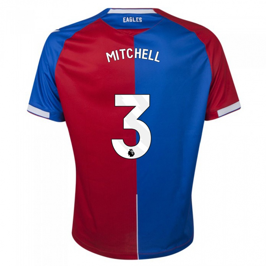 Kids Football Tyrick Mitchell #3 Red Blue Home Jersey 2023/24 T-Shirt Canada