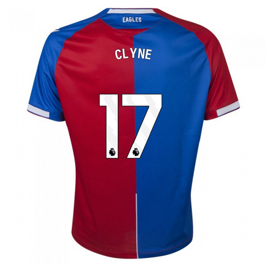 Kids Football Nathaniel Clyne #17 Red Blue Home Jersey 2023/24 T-Shirt Canada