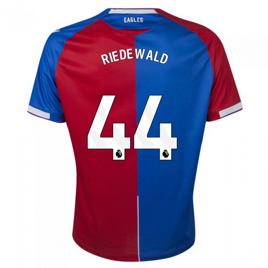 Enfant Football Maillot Jairo Riedewald #44 Rouge Bleu Tenues Domicile 2023/24 Canada