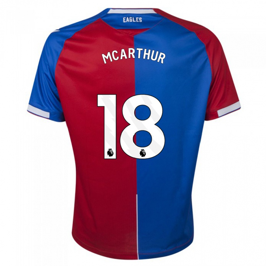 Kids Football James Mcarthur #18 Red Blue Home Jersey 2023/24 T-Shirt Canada