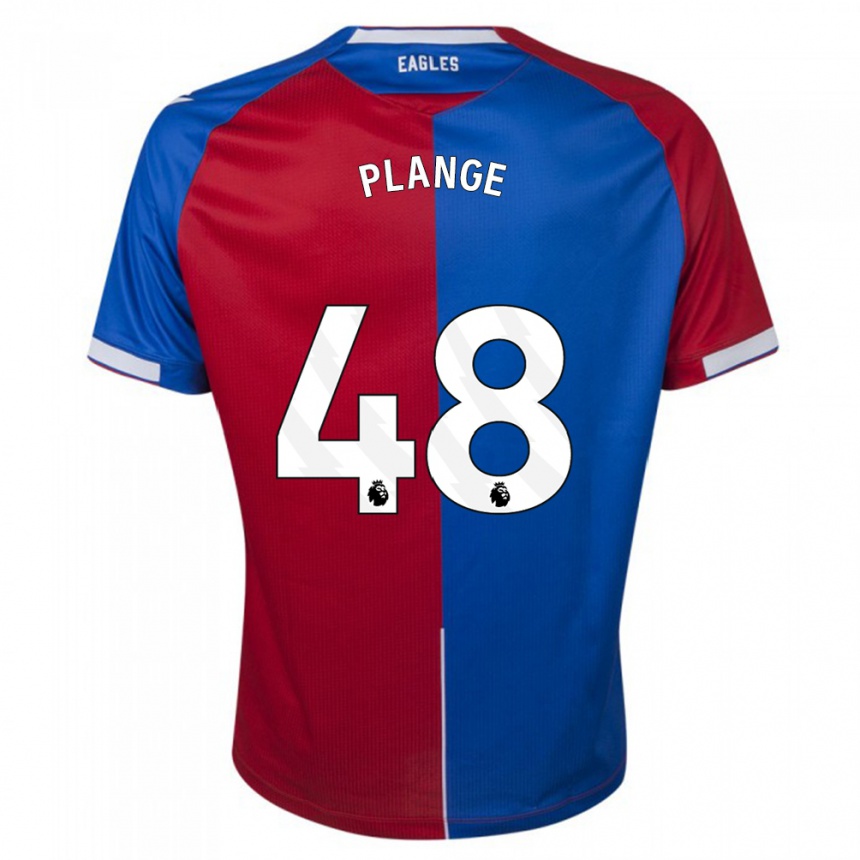 Kids Football Luke Plange #48 Red Blue Home Jersey 2023/24 T-Shirt Canada