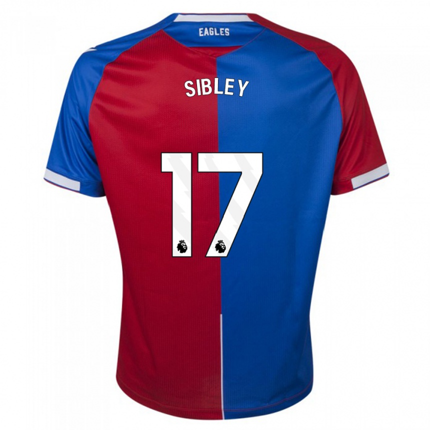 Kids Football Isabella Sibley #17 Red Blue Home Jersey 2023/24 T-Shirt Canada