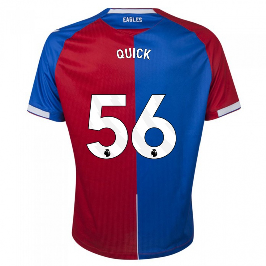 Kids Football Daniel Quick #56 Red Blue Home Jersey 2023/24 T-Shirt Canada